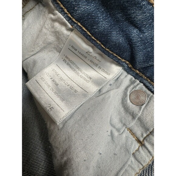 KanCan Cute Distressed Button Front‎ Blue Stretchy Denim Skirt Women's Size 25 - Picture 6 of 13